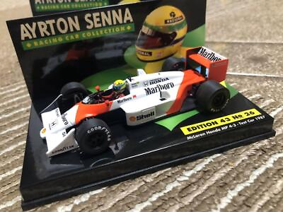 #ad 1 43 McLaren MP4 3 Honda Test Ayrton Senna 4855 $76.25