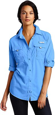 #ad Columbia Women#x27;s PFG Bahama II UPF 30 Long Sleeve Fishing Shirt $132.37