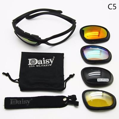 #ad Daisy C5 Military Tactical Goggles Motorcycle Riding Glasses Sunglasses ..s6 $11.72