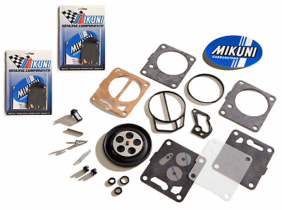 #ad Genuine Mikuni Dual Carb Carburetor Rebuild Kit Yamaha Wave Blaster GP XL 760 $99.95