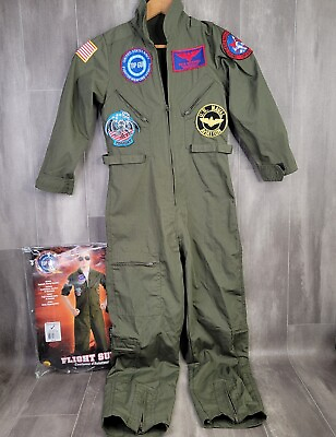 #ad Rubie#x27;s Maverick Top Gun Flight Suit Child Costume Youth Size Medium 8 10 $17.99