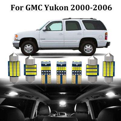 #ad 23X LED Interior Lights Bulb Kit for 2000 2006 GMC Yukon Chevy Tahoe Suburban $20.99