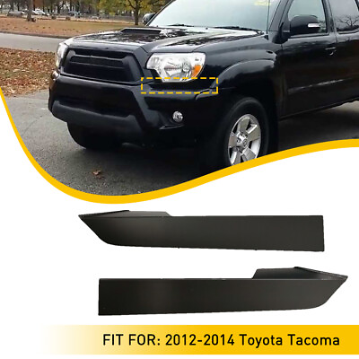 #ad FIT FOR TY TACOMA 2012 2013 2014 HEADLIGHT FILLER TRIM RIGHT amp; LEFT PAIR $19.94