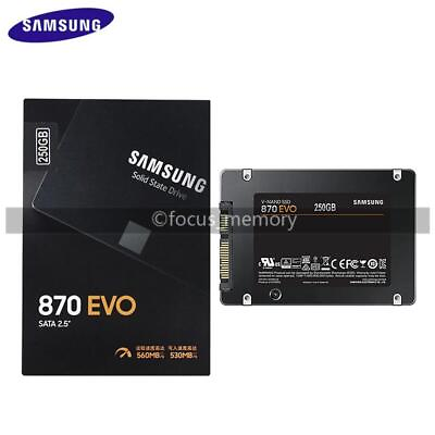 #ad SAMSUNG Internal Solid State 2.5 in 870 EVO SSD 250GB SATA for Desktop Laptop US $33.90