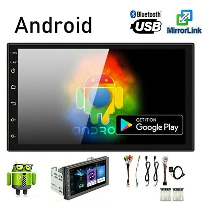 #ad 7 Inch Android Car Stereo GPS Radio MP5 Player Audio 2 Din WIFI USB 216GB $47.36
