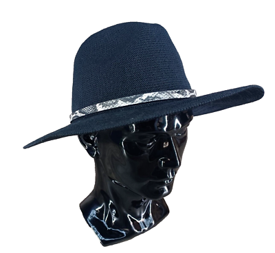 #ad Unisex Sun Hat Summer Beach Casual Black Hat One Size $16.18