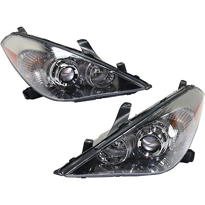 #ad Headlight Set For 2007 2008 Toyota Solara Assembly Coupe Convertible Left Right $349.76
