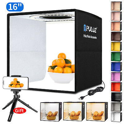 #ad 144LED 16quot; Portable Large LED Photo Light Box Tent Studio Photography Shooting $41.39