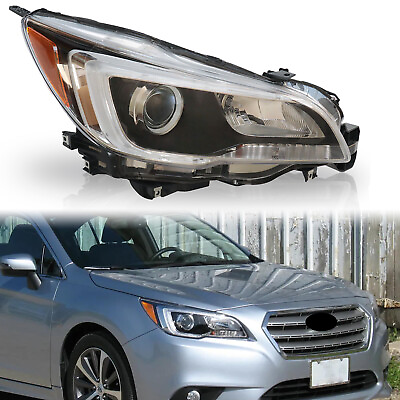 #ad For 2015 2017 Subaru Legacy Outback Right Side Halogen Headlight Black Interior $99.99