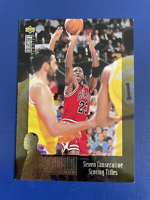 #ad 1996 Michael Jordan #JC1 Deck Collectors Upper Choice Chicago Bulls $9.56