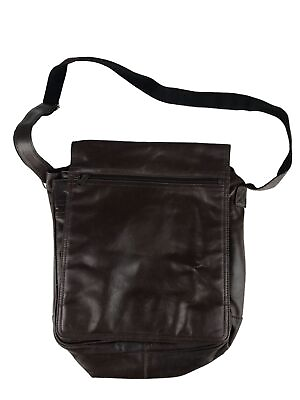 #ad Wilsons Leather Unisex Brown M. Julian Crossbody Bag $25.49