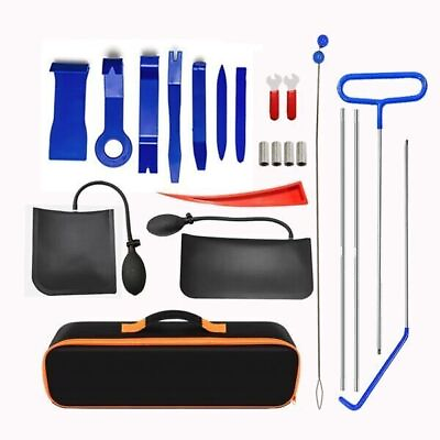 #ad 22Pcs Emergency Tools for Car Door Opening with Pull Cord Easy Storage Portable $45.00