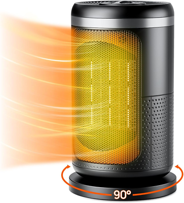 #ad Space Heaters for Indoor Use 1500W 750W Portable Heater with 90°Oscillation Saf $25.99