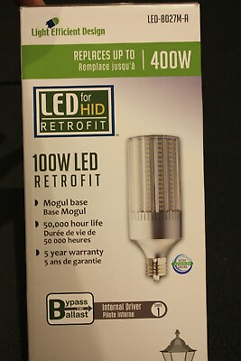 #ad 100W RETROFIT LED LIGHT MOGUL BASE 4000K LAMP LED 8027M A BRAND NEW $145.00