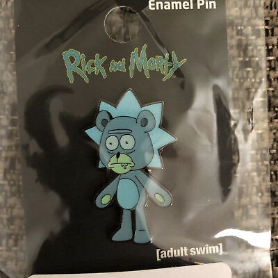 #ad Loungefly Rick and Morty Teddy Rick Enamel Pin. Adult Swim New In Packaging. $18.50