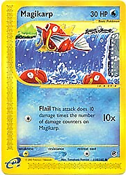 #ad Pokemon Expedition Magikarp Card Lightly Played $2.43