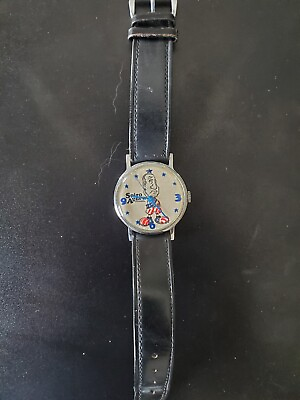 #ad VINTAGE WORKING SPIRO AGNEW 2ND GENERATION POLITICAL WATCH FROM THE 1970#x27;S $7.49