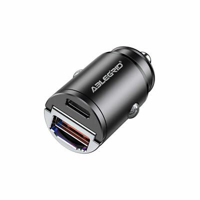 USB PD Type C Car Charger 30W Fast Charge Adapter for iPhone 11 12 13 Pro Max $7.29