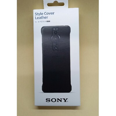 #ad Official Genuine Sony XQZ CLBE Style Cover Leather Case For Xperia Pro i Black $77.00
