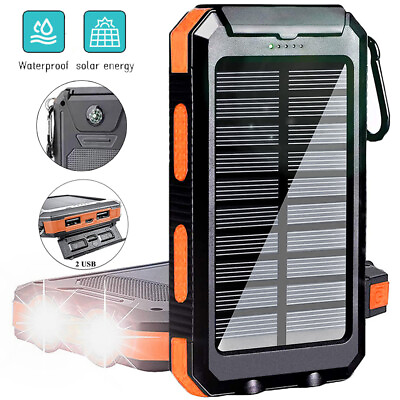#ad Super 30000000mAh 4 USB Portable Charger Solar Power Bank For Cell Phone US 2023 $17.35