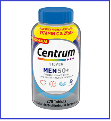 #ad Centrum SILVER MEN 50 Plus Mutivitamin Multimineral Mens 50 275 ct. Prostate * $29.00