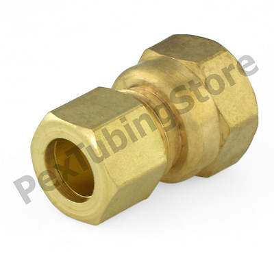 #ad 3 8quot; OD x 3 8quot; Female NPT Connector Lead Free Brass Compression Fitting $2.35