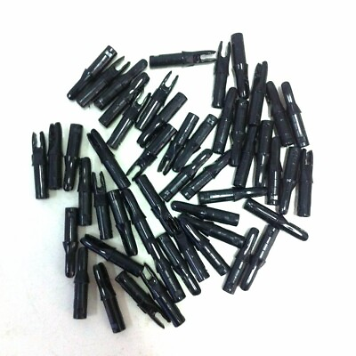 #ad 20Pcs ID 6.2mm Shooting Archery Arrows Nocks Tail Carbon Blended Arrow Tips $6.54