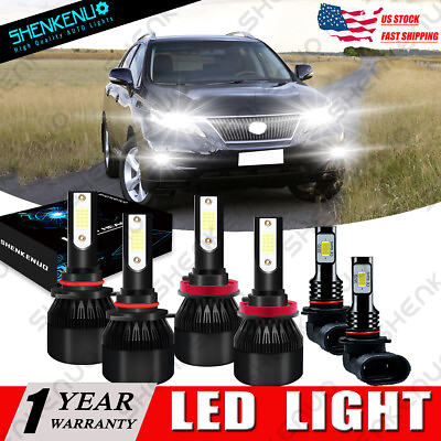 #ad For Lexus RX330 04 2006 RX350 2007 2009 6000K COB Hi Low LED Headlight Fog Light $31.67