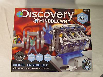 Discovery Mindblown DIY Toy Model Engine Building Kit NEW $31.49