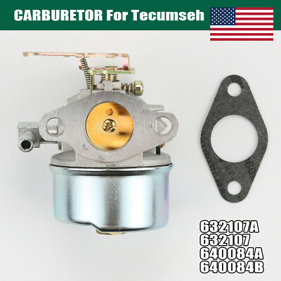 #ad Carburetor for Tecumseh 5HP 4HP HS50 Snow Blower Carb 632107 632107A 640084A B $11.49