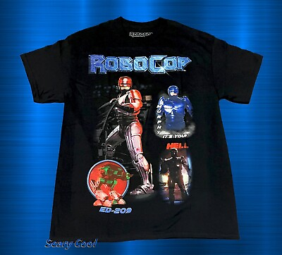 #ad New Robocop ED 209 1987 Mens Vintage Throwback T Shirt $21.95