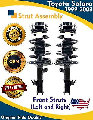 #ad High Quality OE Front Struts for 1999 2003 Toyota Solara 3.0L Lifetime Warranty $157.95