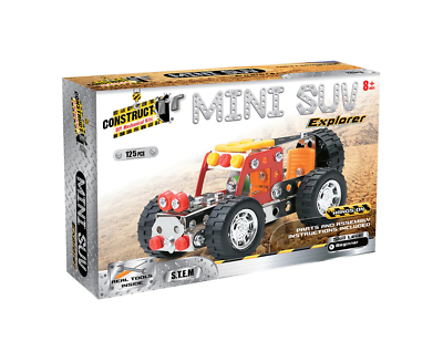 #ad 125Pc DIY Mini SUV Explorer Toy W Tools STEM Build Kit Kids 8Y AU $13.32