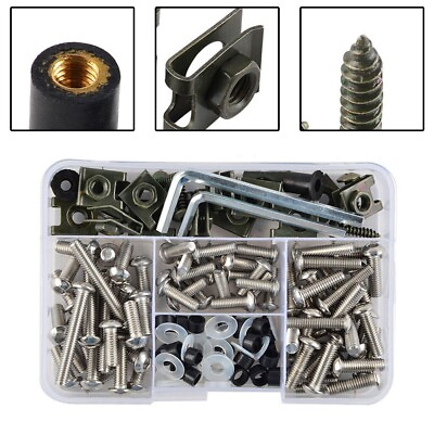 Stainless Steel Bolts Screw Kit For Suzuki For Honda For Harley Replacement New $25.18