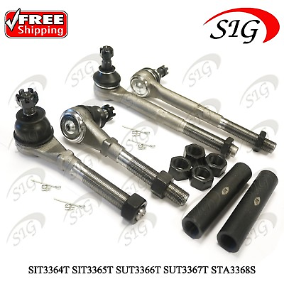 #ad Front Sleeve Inner Outer Tie Rod End Kit For Ford F 150 1997 2004 RWD 6pc $54.99