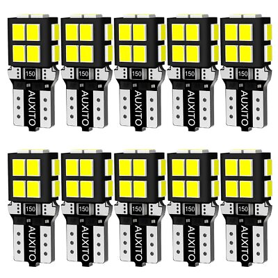 #ad 10x NO ERROR FREE CANBUS SMD LED XENON HID WHITE W5W T10 501 SIDE LIGHT BULBS GBP 9.99