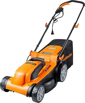 #ad MEB1114K Electric Corded Lawn Mower 15 Inch 11AMP Corded 28 Pounds $102.29