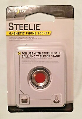 #ad Nite Ize Steelie Silver Magnet Phone Socket Universal Use with Ball STSM 11 R7 $24.37