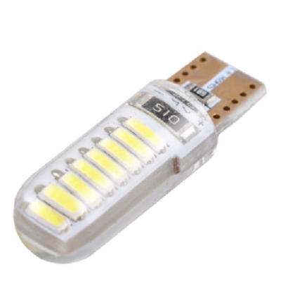 #ad 2x t10 w5w 16smd 4014 led license plate lamp bulb canbus 6000k silica white $5.83