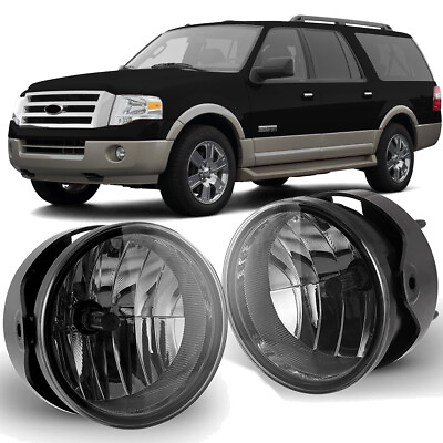 #ad Pair Fog Lights Bumper Lamps Fit For 2007 2014 Ford Expedition 2008 2011 Ranger $37.99