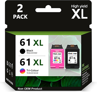#ad High Yield 61XL Competible Ink Set for HP 61 ENVY 4500 4501 4502 4503 4504 4505 $22.69