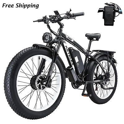 #ad #ad 2000W E Bike K800 Electric Bicycle 26quot; FatTire 48V 23Ah Dual Motor 35MPH 21Speed $1200.00