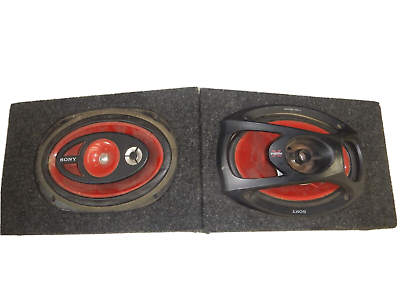 Aftermarket for Jeep Speaker Box Enclosure Pair w Sony Xplod 2 Way Speakers $149.99