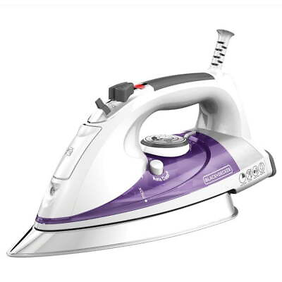 #ad Professional Steam Iron with Pivoting Cord Purple $28.56