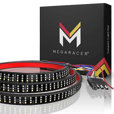#ad Mega Racer Triple Row 60 Inch LED Tailgate Light Bar for Trucks 5 Functions... $64.39