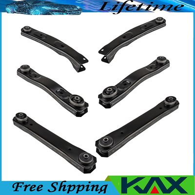 #ad 6pc Fits Jeep Grand Cherokee 1999 2004 Rear Front Upper Lower Control Arms kit $110.99