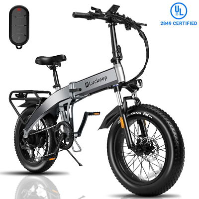 #ad #ad Electric Bike for Adults 1130W Peak Motor48V 15AH Battery 30MPH 60 Miles Folding $799.99