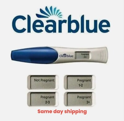 #ad #ad Clearblue Digital Pregnancy Test With Weeks Indicator 1 Test UNBOXED $19.95