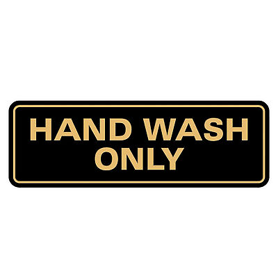 #ad Standard Hand Wash Only Sign $8.54