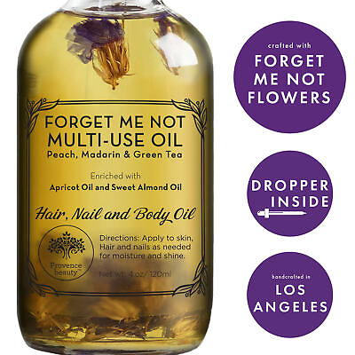 Provence Beauty FORGET ME NOT Oil 100% Natural Moisturizing amp; Hydrating 4 OZ $14.95